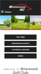 Mobile Screenshot of briarwoodgolf.net